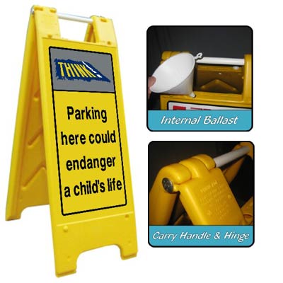 Heavy Duty Large A-Board No Parking 1 