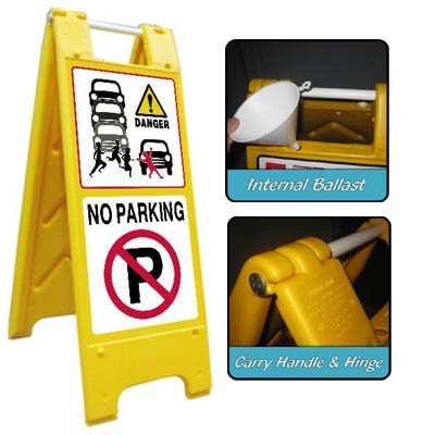 Heavy Duty Large A-Board No Parking 2 