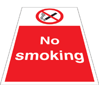 no smoking floor sign 