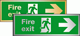 Prestige fire exit right sign 