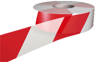 red and white barrier tape 