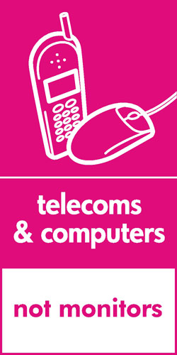 Telecomm and computers not monitors 