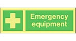 emergency equipment  safety sign