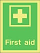 first aid  safety sign