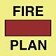 fire control plan  safety sign