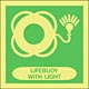 lifebuoy with light  safety sign