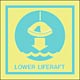 lower liferaft  safety sign