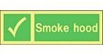 smoke hood  safety sign
