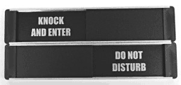 Do not disturb sliding door sign  safety sign