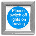   Frames safety sign