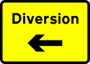 DOT NO 2702 Diversion 2  safety sign