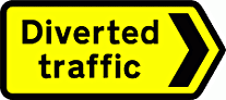 DOT NO 2704 Diversion  safety sign