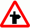 DOT No 504.1   Crossroads Ahead 2  safety sign