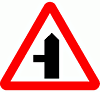 DOT No 506.1   Side road Ahead  safety sign