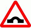 DOT No 528  Hump back bridge  safety sign