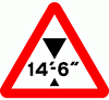 DOT No 530   Max headroom ft  safety sign