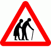 DOT No 544.2  Elderly People  safety sign