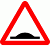 DOT No 557.1 Road humps ahead  safety sign