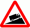 DOT No 583   Slow vehicles  safety sign