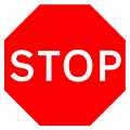 DOT NO 601.1 stop sign  safety sign