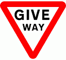 602 Give Way  safety sign