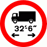 DOT No 629.1 Length limit  safety sign