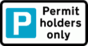 DOT NO 660 Permit holders  safety sign
