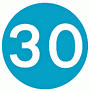 DOT No 672 Minimum Speed 30mph  safety sign