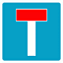 DOT No 816 No through road  safety sign