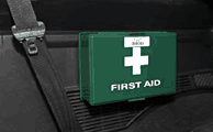 Vehicle First Aid Kit  safety sign