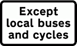 DOT NO 954.3 Bus_cycle 2  safety sign