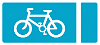 DOT NO 959.1 Cycle lane  safety sign