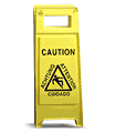 Caution-Foreign-Stand Alone  safety sign