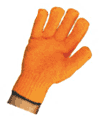 Cross Knit Gloves  safety sign