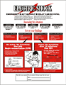 Electric Shock Treatment Small  safety sign