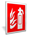 Fire Extinguisher symbol sign  safety sign