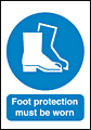 Foot Protection sign  safety sign