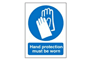 Hand Protection sign  safety sign