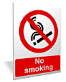 Large No Smoking Sign  safety sign