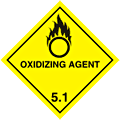 Oxidizing Agent Hazchem  safety sign