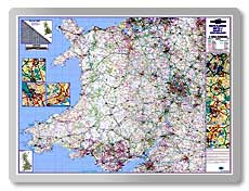Regional Road Map 6 - Wales & West Midlands  safety sign
