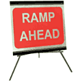 Ramp Ahead 1050mm x 750mm  safety sign