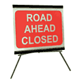 Road Ahead Closed 1050mm x 750mm  safety sign