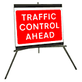 Traffic Control Ahead 1050x750  safety sign