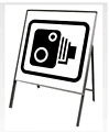 Speed Camera Symbol  safety sign