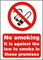 UK smoking ban sign 1  safety sign