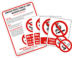 UK smoking ban starter kit1  safety sign
