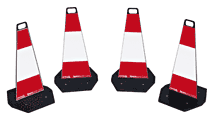 Folding Delineator Road Cone  safety sign