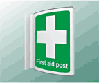 First Aid Post Projecting Sign  safety sign