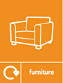 Furniture recycle  safety sign
